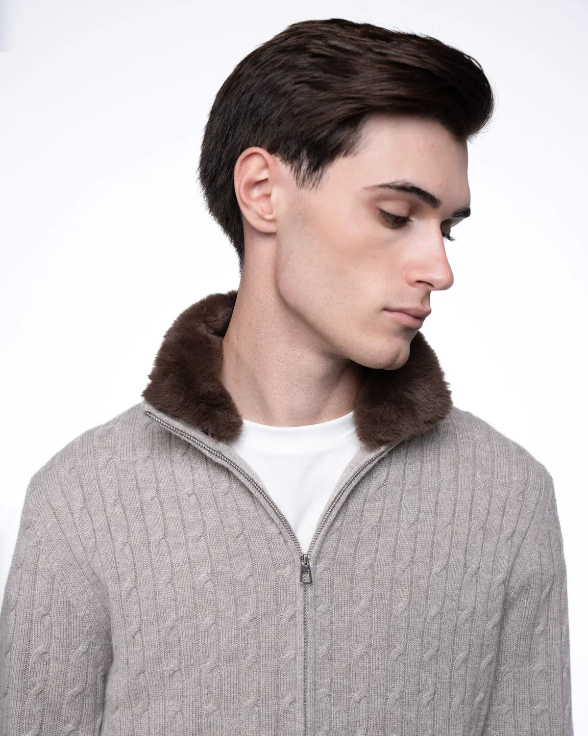 COURCHEVEL Full Fur Lined Cardigan