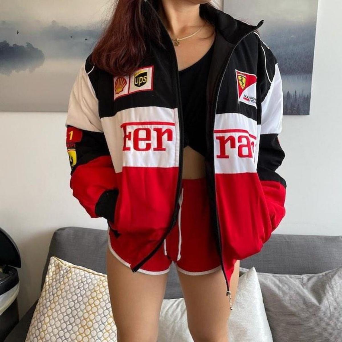 White Ferrari Jacket